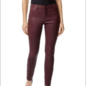 Gorgeous J Brand Stretch Lamb Leather Jean